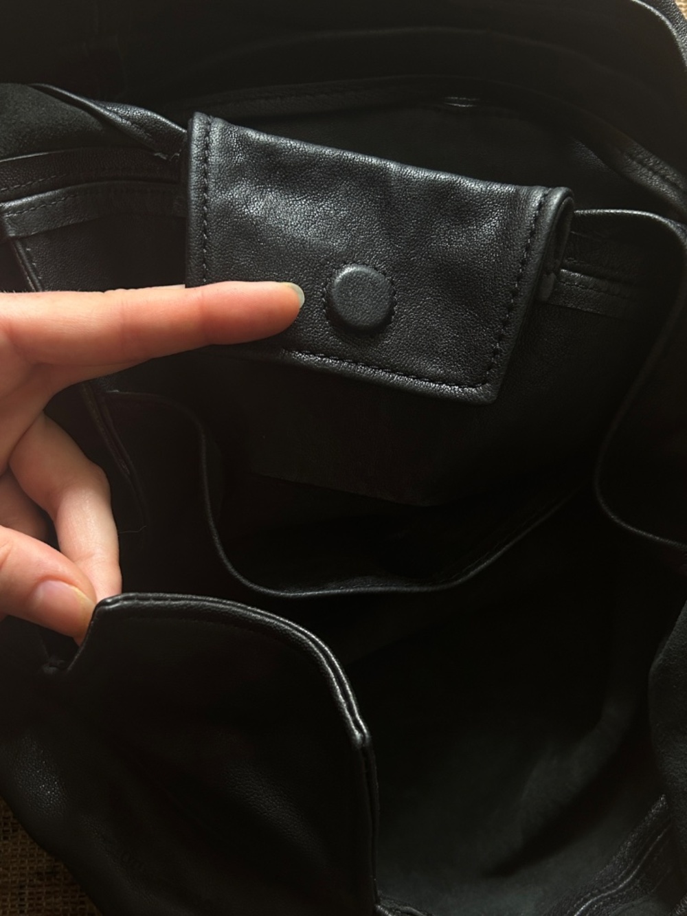 Paloma Wool Black Leather Riba Bag - Picture 3 of 7